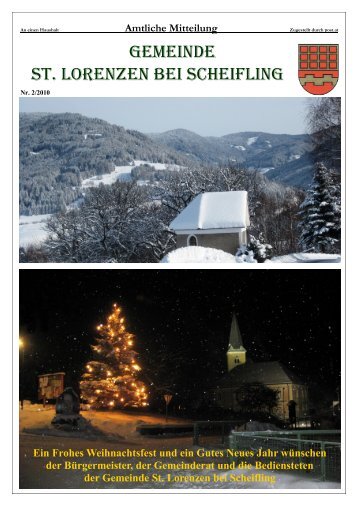 (11,46 MB) - .PDF - Sankt Lorenzen bei Scheifling - RiSKommunal
