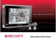 Operating instructions - mobilenavigation.mybecker.com - Harman ...