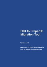 FSX to Prepar3D Migration Tool - Flightsim Estonia