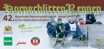 42.Bayerische Meisterschaft am 06. Januar 2011 in Garmisch ...