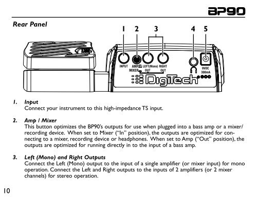 BP90 Owner's Manual-English - Digitech