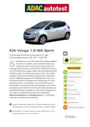 KIA Venga 1.6 ISG Spirit - ADAC