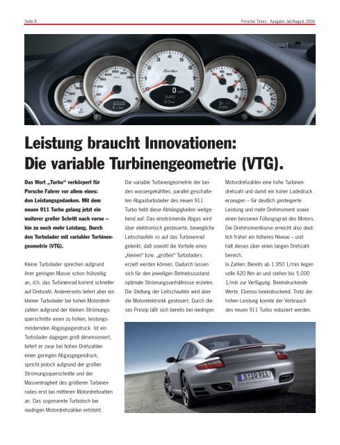 Opus 911. Der neue 911 Turbo. Porsche Zentrum Niederbayern ...
