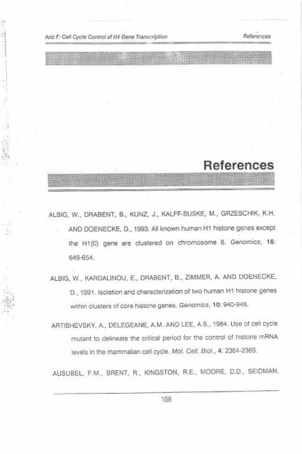 Page 1 \ ?^p 6r.1 CELL CYCLE CONTROL OF HUMAN H4 ...