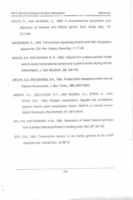 Page 1 \ ?^p 6r.1 CELL CYCLE CONTROL OF HUMAN H4 ...