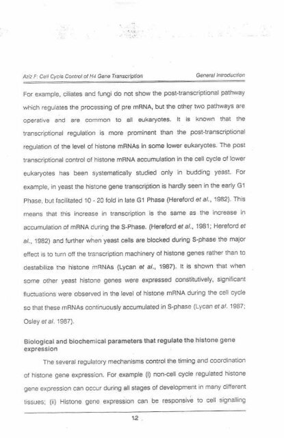 Page 1 \ ?^p 6r.1 CELL CYCLE CONTROL OF HUMAN H4 ...