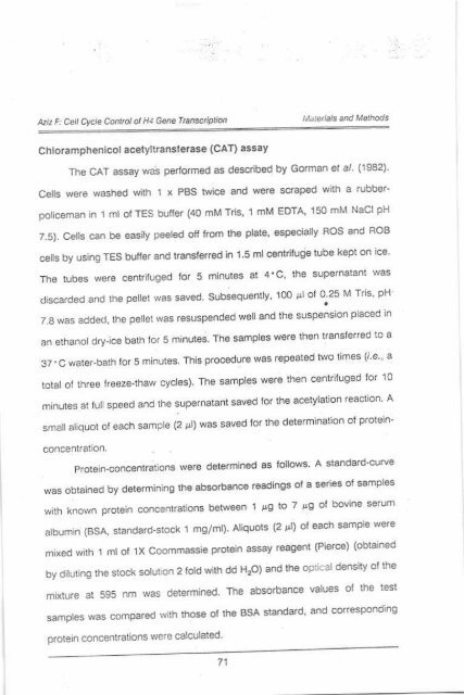 Page 1 \ ?^p 6r.1 CELL CYCLE CONTROL OF HUMAN H4 ...