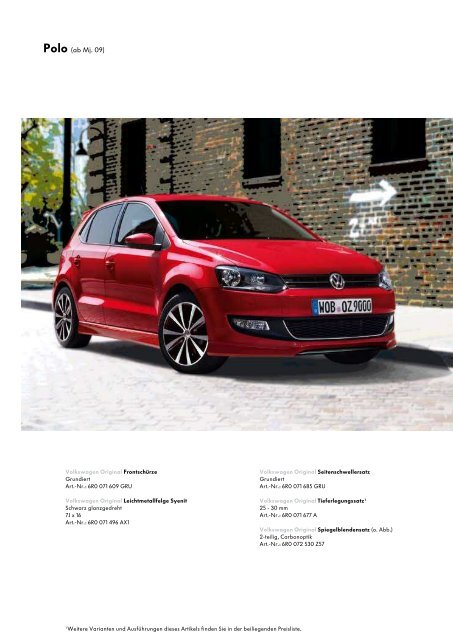 Katalog herunterladen (PDF) - Volkswagen Zubehör