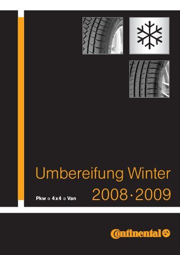 Umbereifung Winter 2008·2009 - Gamma Reifen & Felgen ...