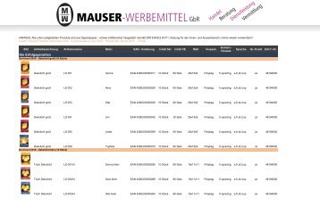 Lichter-PDF-Katalog - Mauser Werbemittel GbR