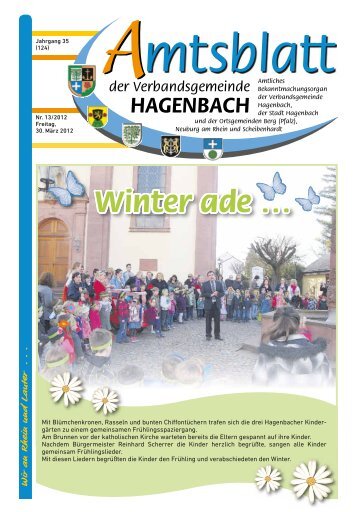 Winter ade … - Verbandsgemeinde Hagenbach