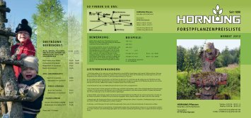 Forstpflanzen Herbst 2012 - Hornung
