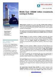 Download the July 30, 2008 Press Release - Air Liquide