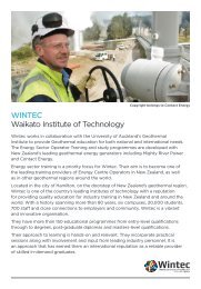 Wintec profile (pdf, 4.11MB) - New Zealand
