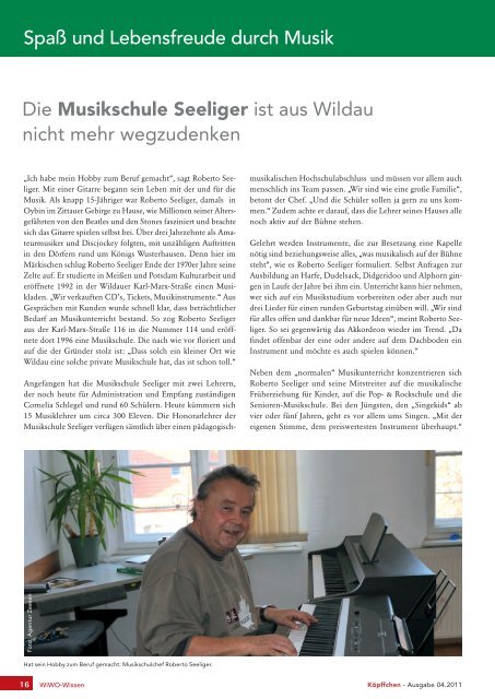 Kurz notiert - WiWO Wildauer Wohnungsbaugesellschaft