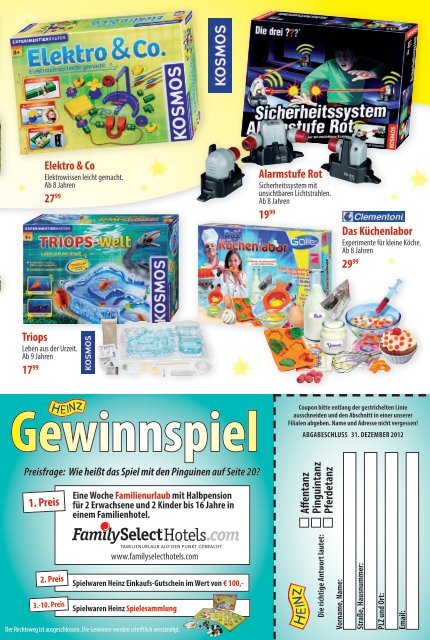 Weihnachten 2012 - Spielwaren Heinz