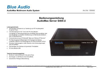 Bau-und Bedienungsanleitung - E-Service Online