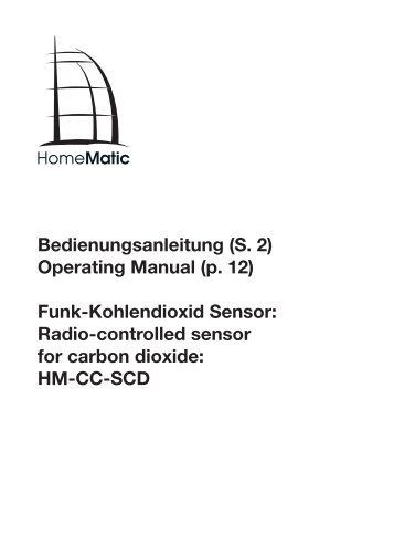 Bedienungsanleitung (S. 2) Operating Manual (p. 12) Funk ... - ELV
