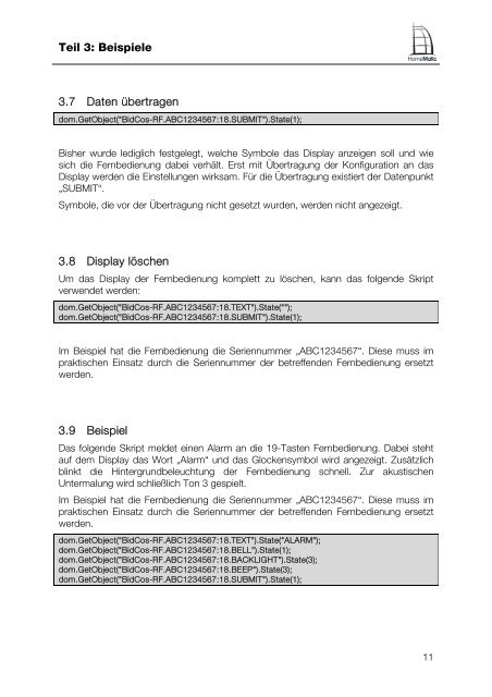 HomeMatic-Script Dokumentation - eQ-3