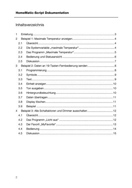 HomeMatic-Script Dokumentation - eQ-3