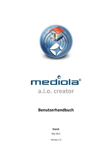 aio creator Benutzerhandbuch - Mediola