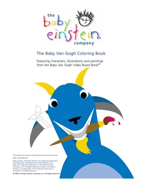 Baby Einstein Coloring Pages Van Gogh | Images and Photos finder