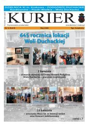 645 rocznica lokacji Woli Duchackiej - Dzielnica XI Miasta Krakowa