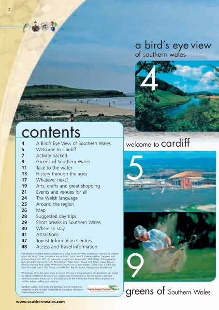 Southern Wales brochure - Website Design Home