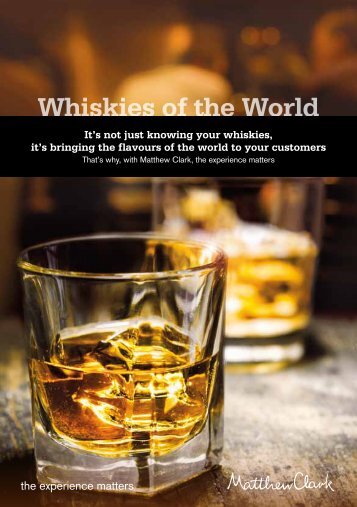 Whiskies of the World brochure - Matthew Clark