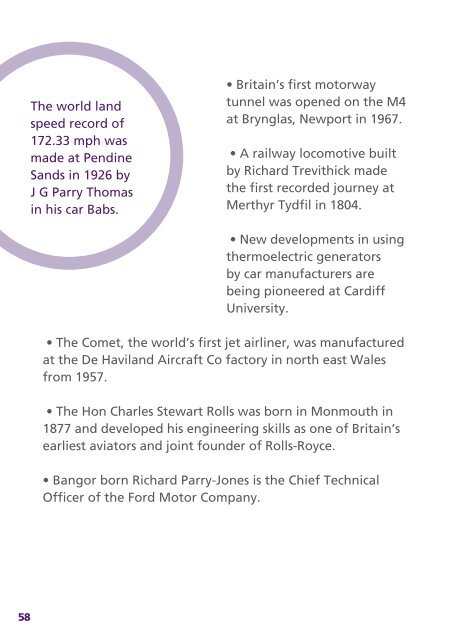 Welsh Achievements - in science, technology and engineering (PDF