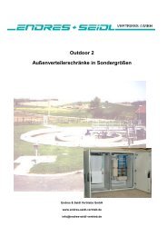 Outdoor 2 - Außenverteilerschränke in Sondergrößen