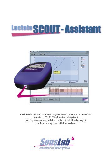 Handbuch (Lactate SCOUT Assistant)