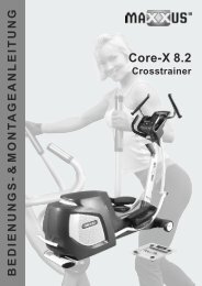 CORE-X 8.2 Montage - MAXXUS - Fitness for Winners.