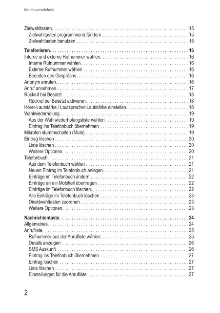 Bedienungsanleitung Sinus PA 103 plus 1 - Hilfe & Service - Telekom