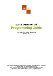 Evolis Card Printers Programming Guide ... - Kartendrucker