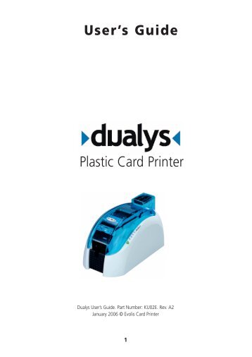 Dualys 2 User manual - Evolis