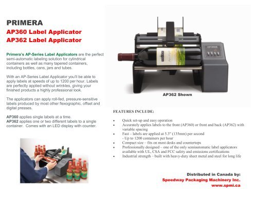 AP362 Label Applicator –
