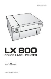 LX800 Manual - Label Printers