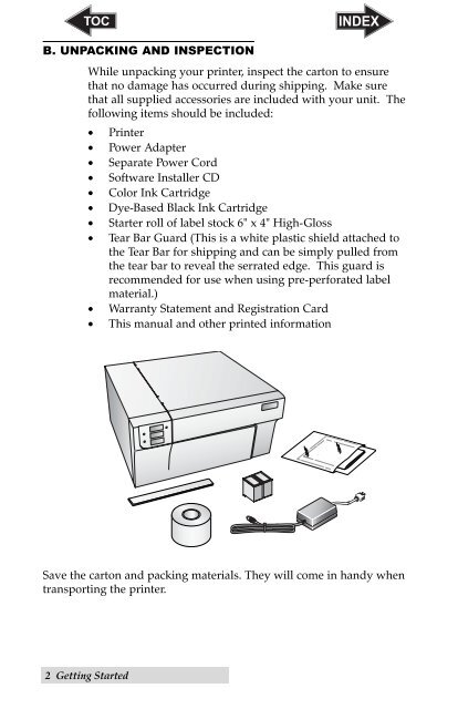 LX800 Manual - Label Printers