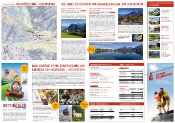 DAS ZETTERSFELD - Lienzer Bergbahnen AG