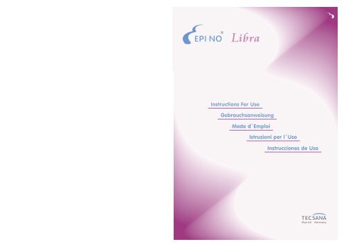 Manual de Instrucciones del Epi-No Libra - ProMaternity.com