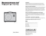 TRI-A.C. manual pdf - Tech 21