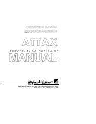 Manual ATTAX Preamp