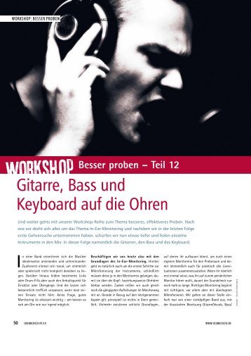 Besser proben – Teil 12 - Music Store News