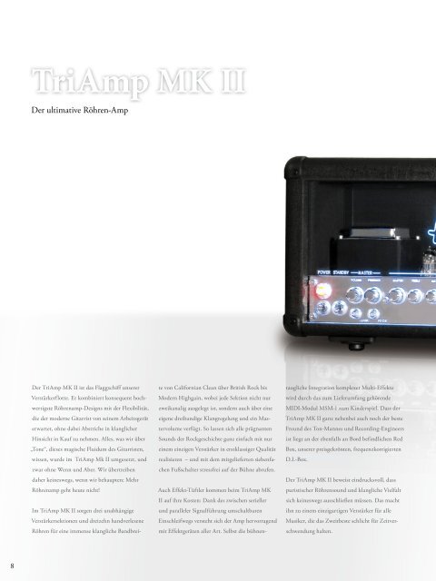 Hughes & Kettner Katalog 2008