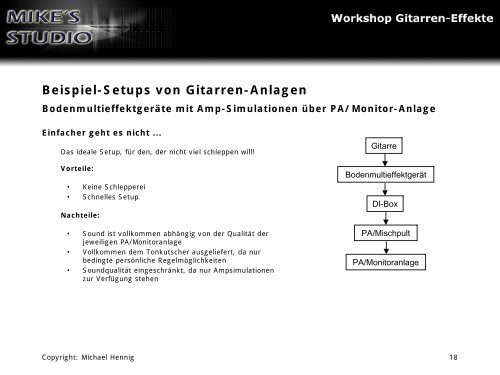 Die wichtigsten Gitarren-Effekte, ihre ... - NEXUS Studios