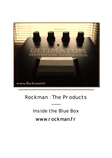 Rockman : The Products - Rockman - By Tom Scholz