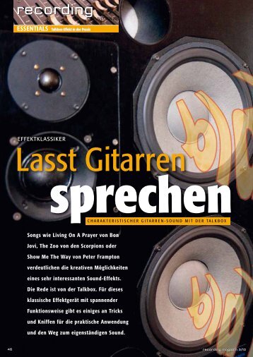 sprechen - Music Store News