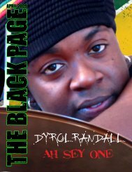 Dyrol Randall - The Black Page Online Drum Magazine