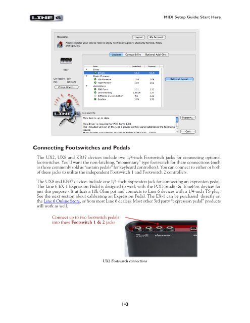 Line 6 PODStudio & TonePort MIDI Setup Guide (Rev 2 ... - Thomann